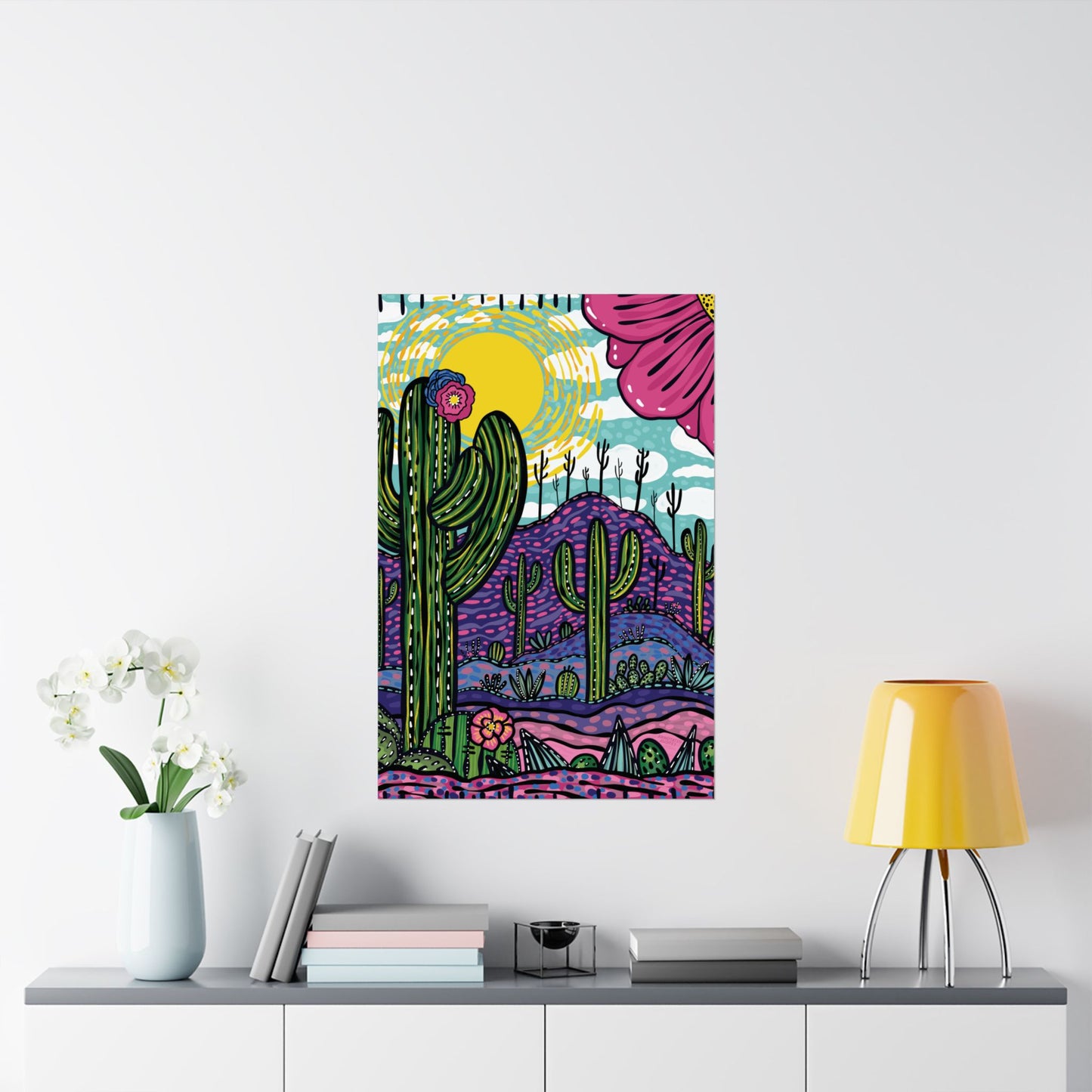 Desert Blooms - Poster