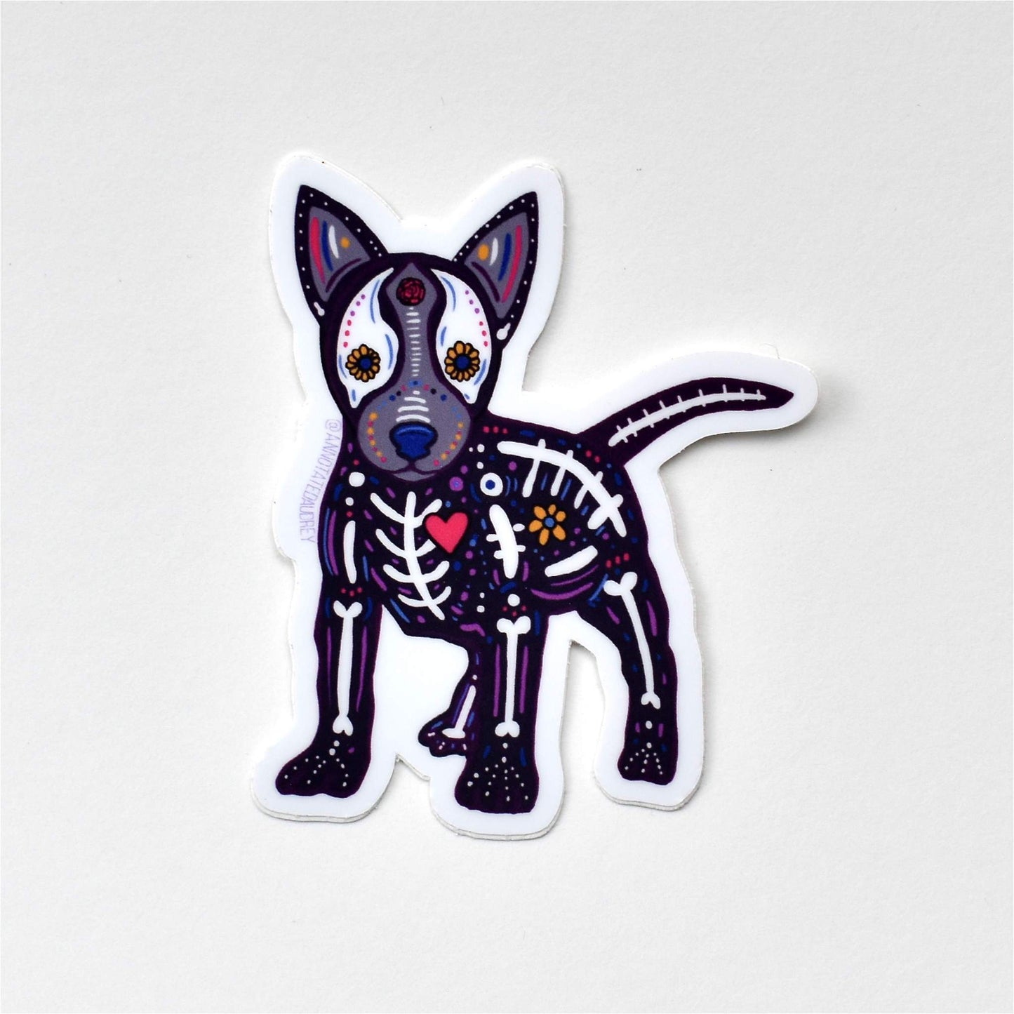 Sticker on white background