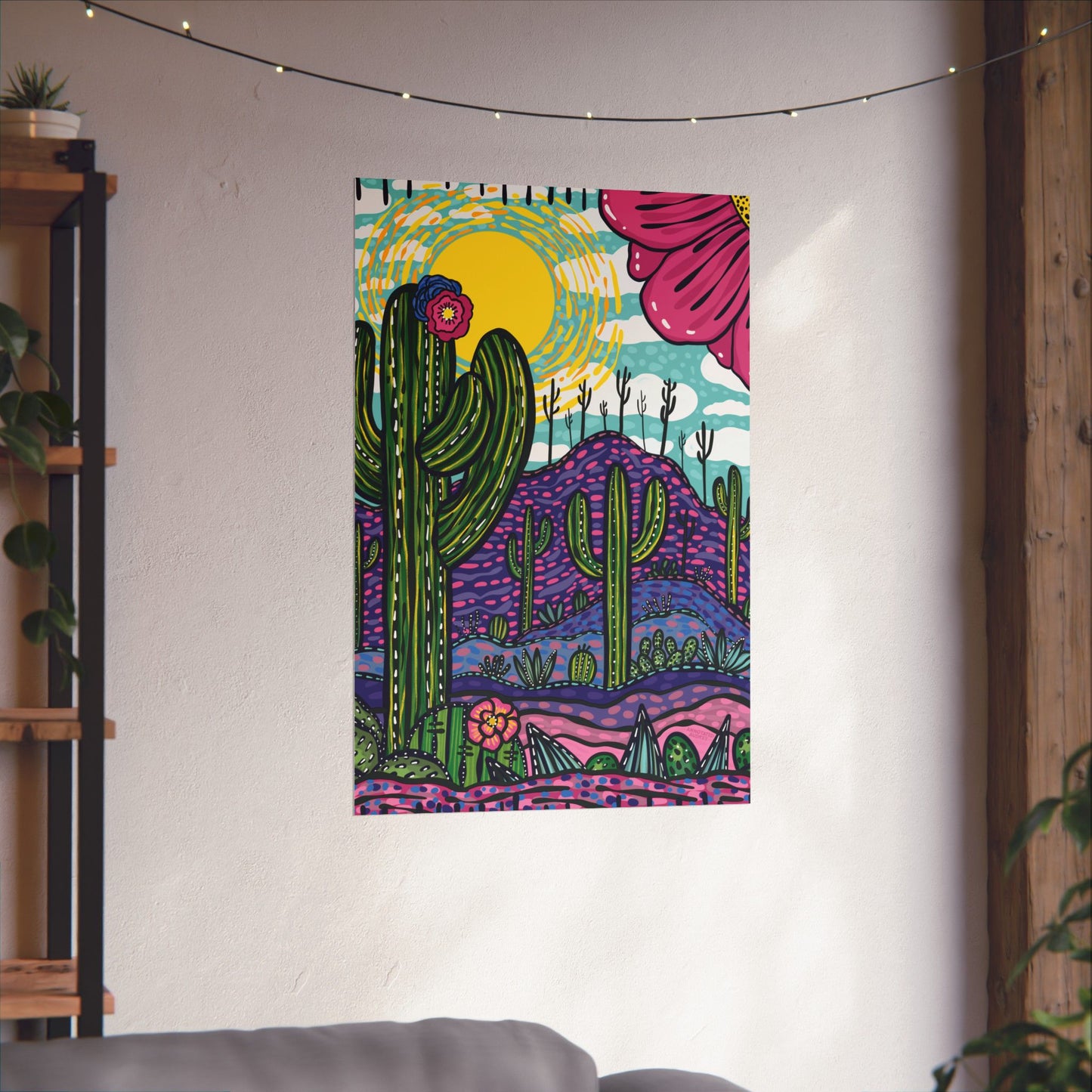 Desert Blooms - Poster