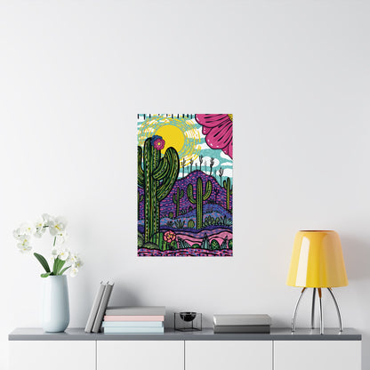 Desert Blooms - Poster