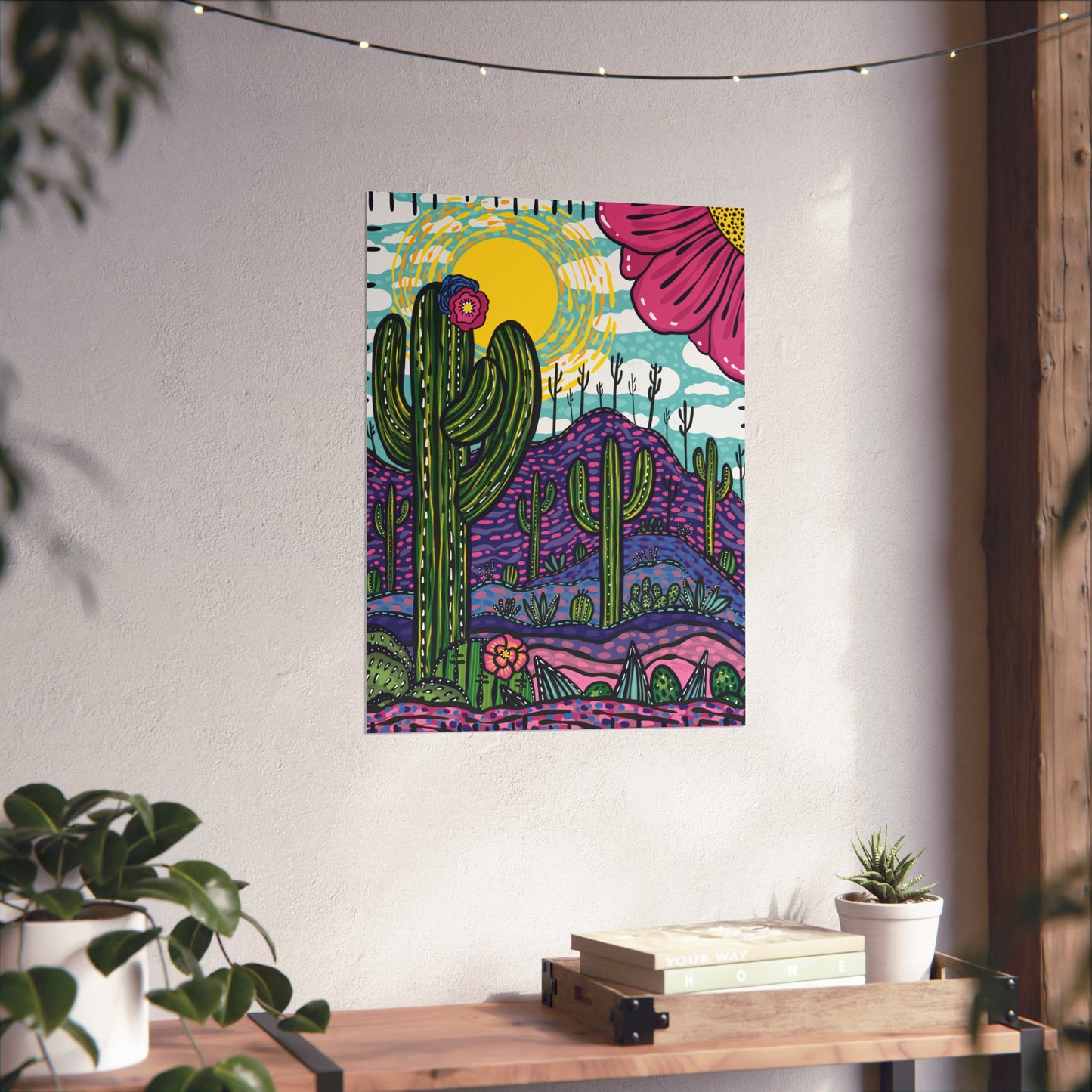 Desert Blooms - Poster