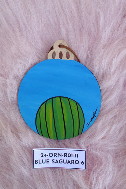 Hand Painted Holiday Ornament Back