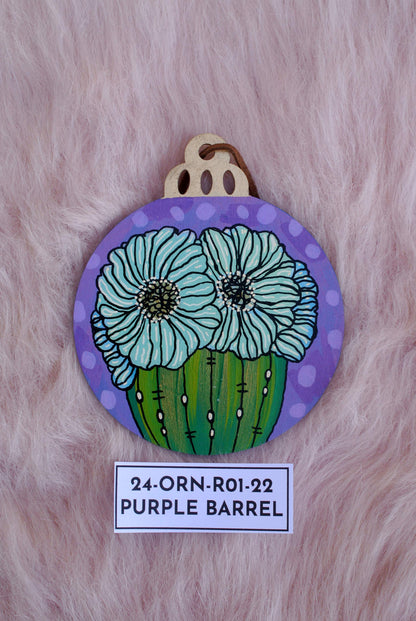 Hand Painted Holiday Ornament Front