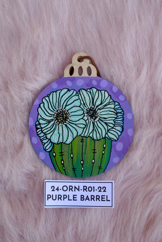 Hand Painted Holiday Ornament Front