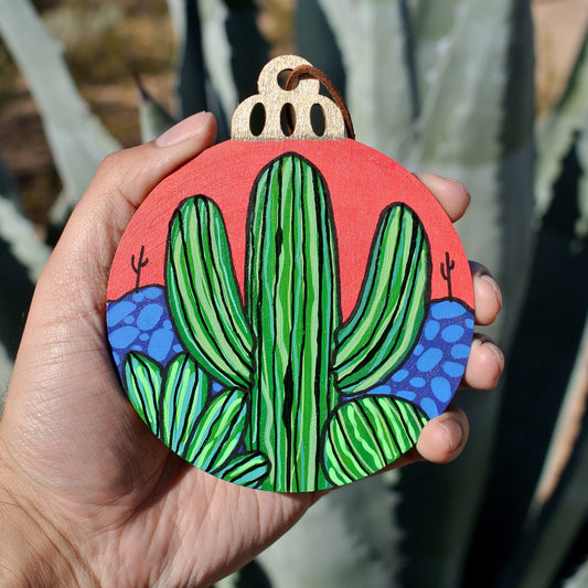 Hand Painted Holiday Ornament Front