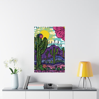 Desert Blooms - Poster