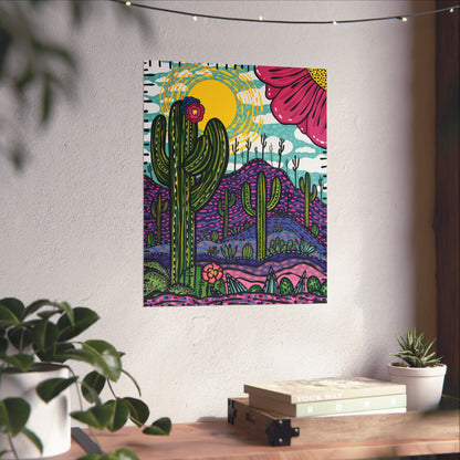 Desert Blooms - Poster