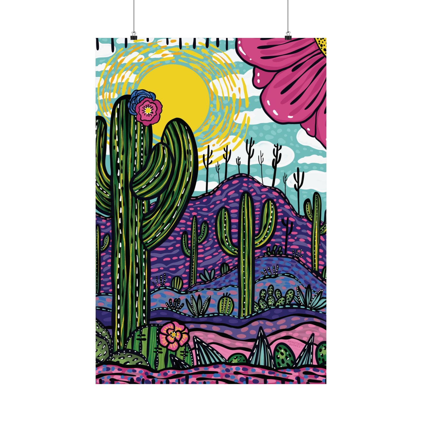 Desert Blooms - Poster