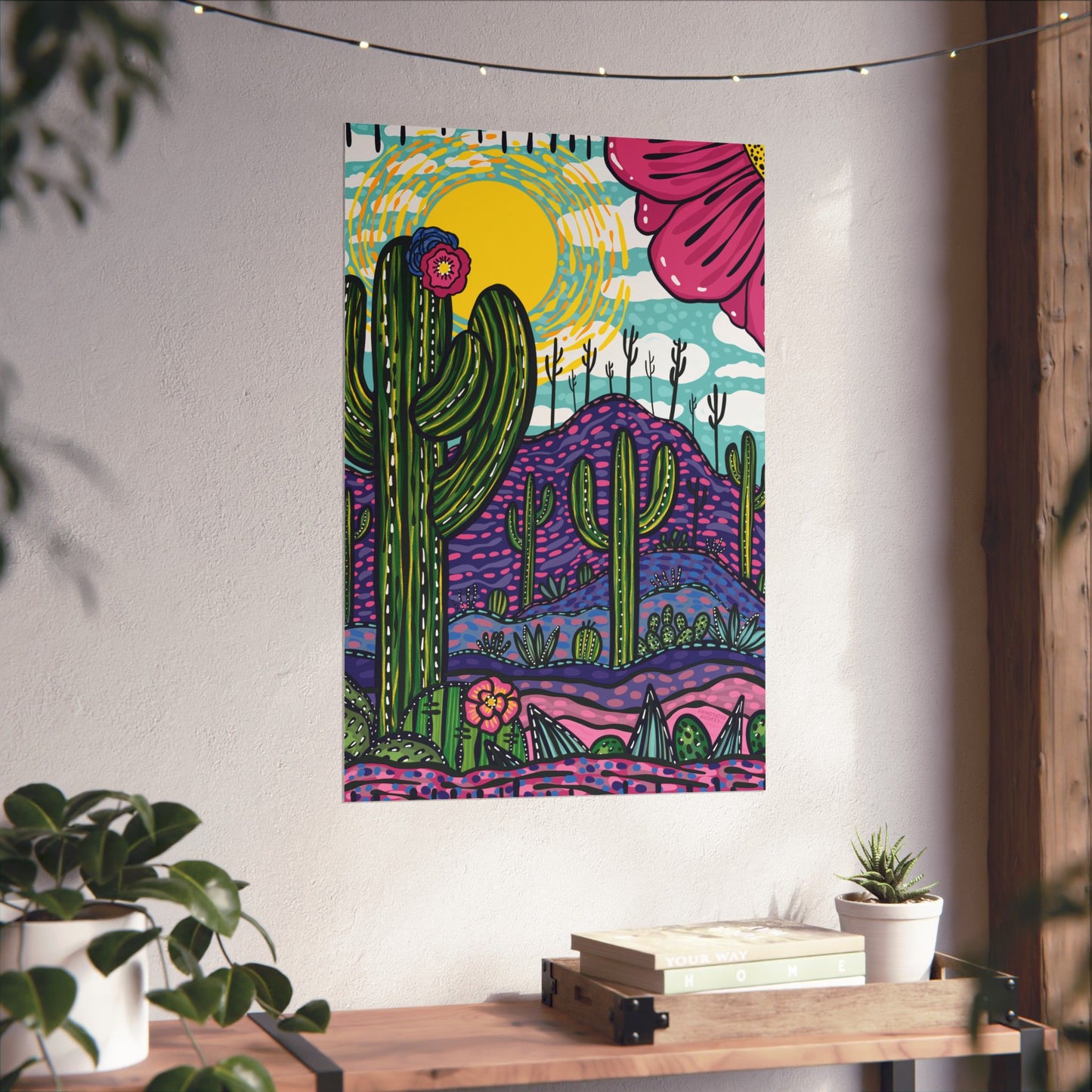 Desert Blooms - Poster