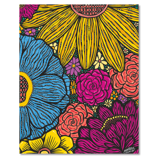 Art print on white with shadow