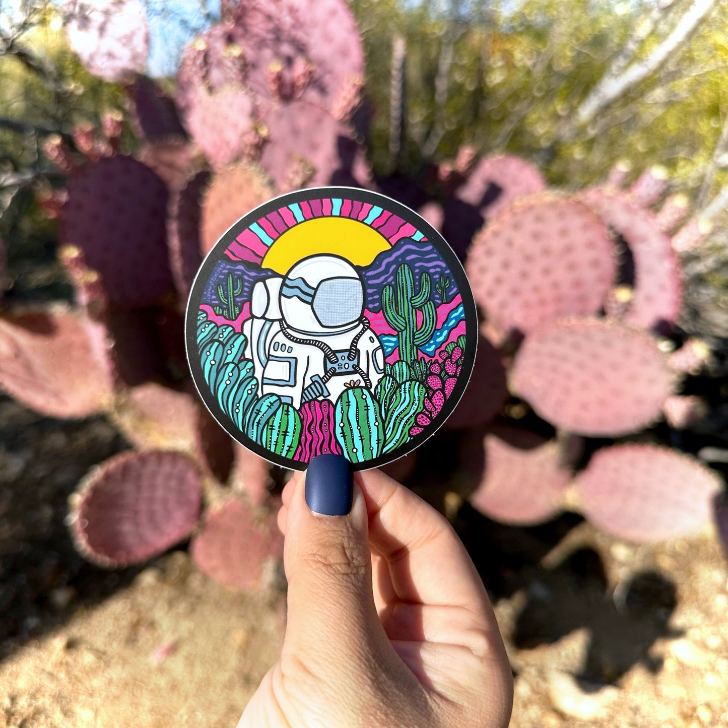 Sticker - Astronaut and Sun