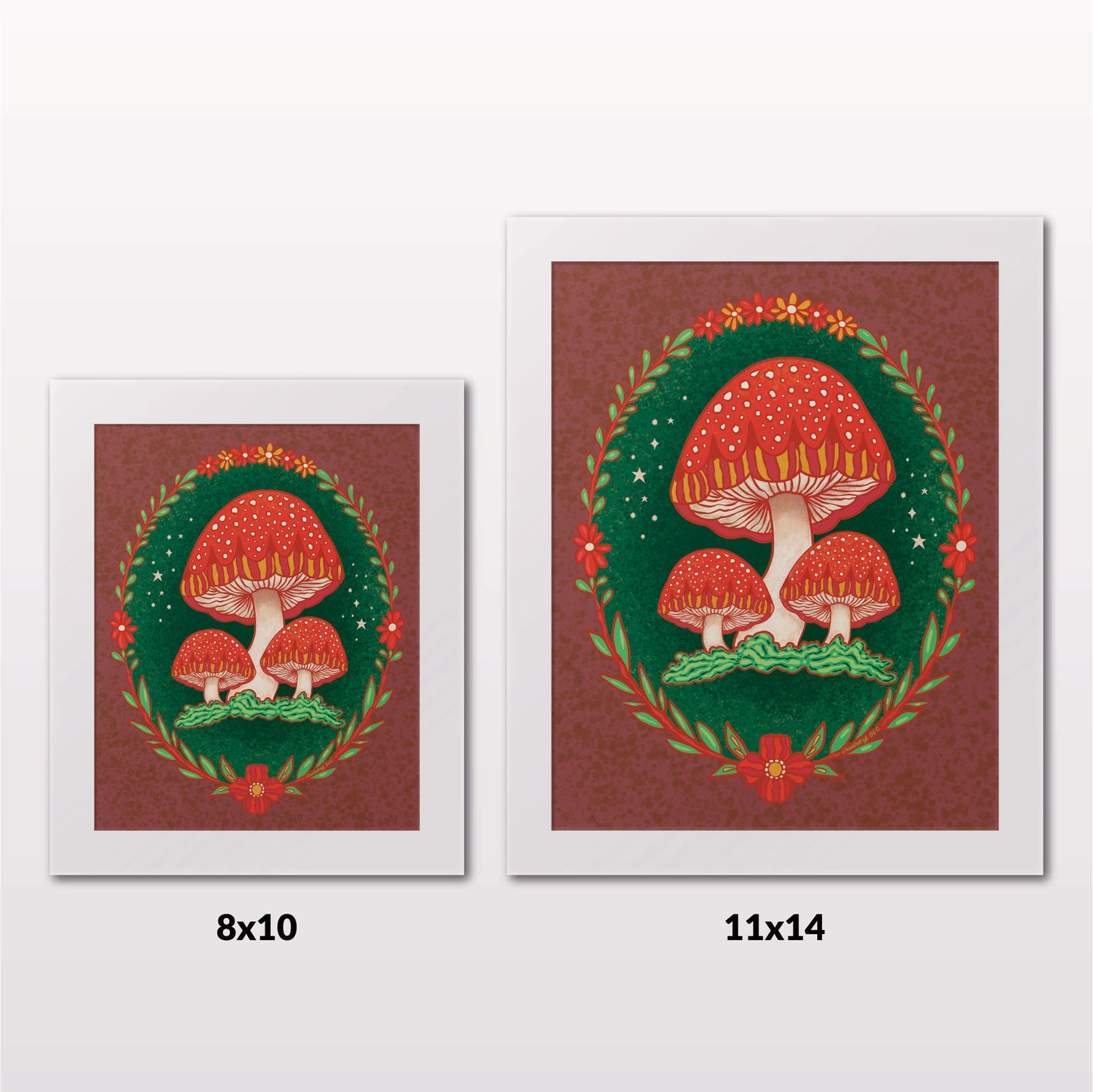 Art Print - Portrait of Mushrooms