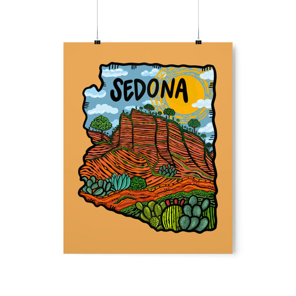 Premium Matte Poster - Sedona Arizona