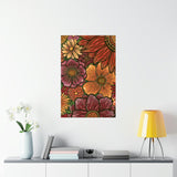 Premium Matte Poster - Rustic Florals