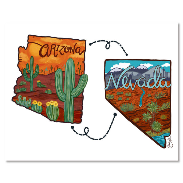 Arizona x Nevada