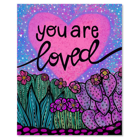Art print on white with shadow