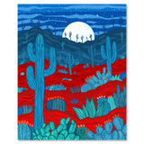 Art print on white with shadow