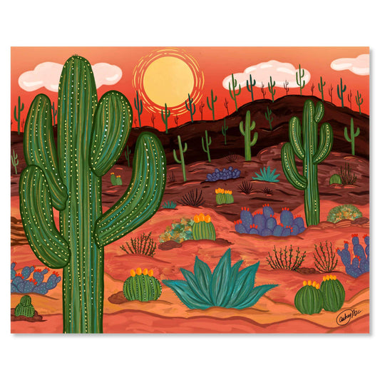 Art print on white with shadow