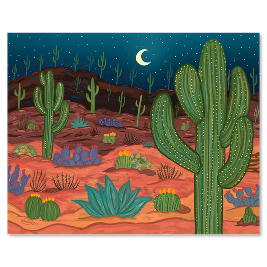 Art print on white with shadow