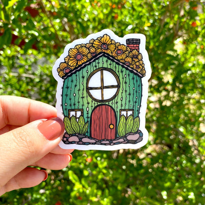 Clear Sticker - Cactus Cottage