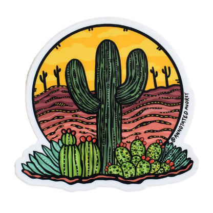 Sticker on white background