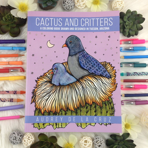 Cactus and Critters Coloring Book