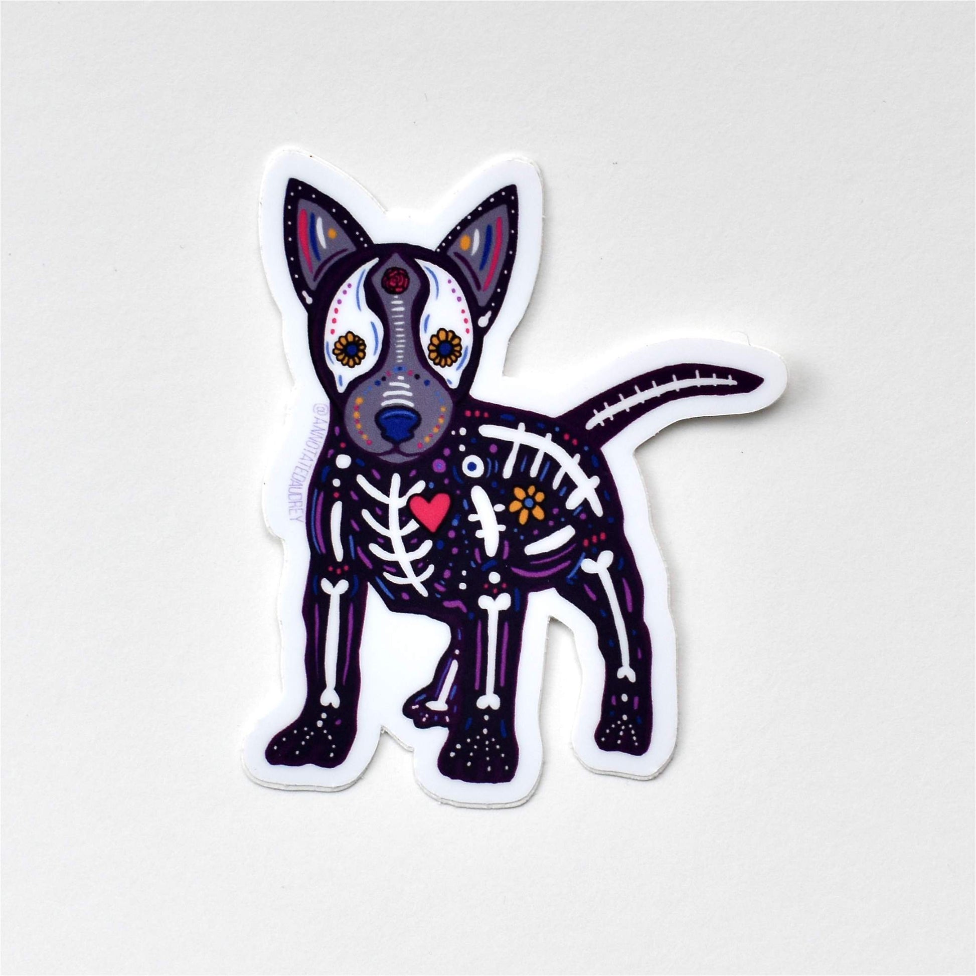 Sticker on white background
