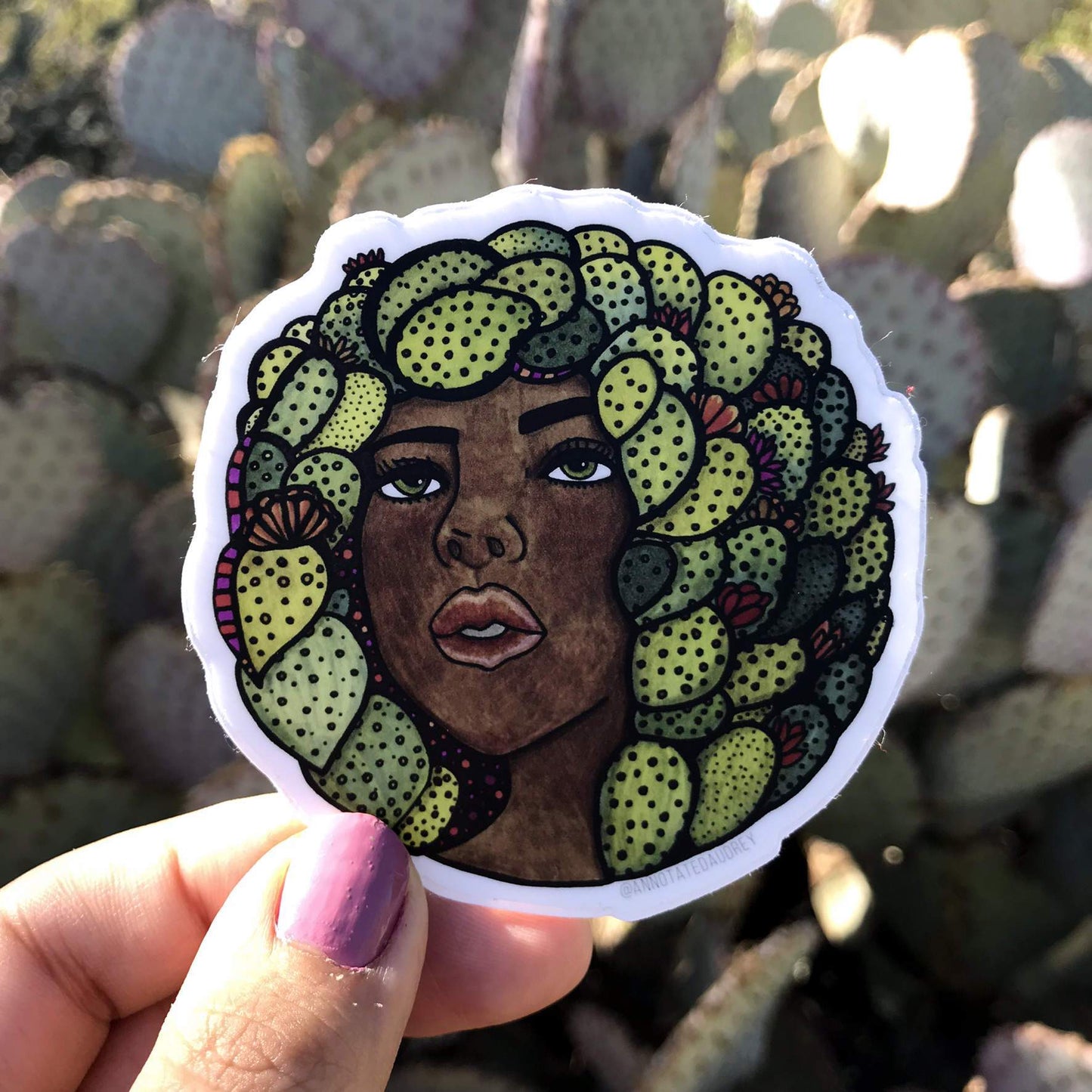 Holding sticker for scale