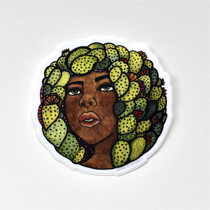 Sticker on white background
