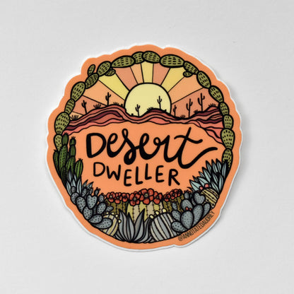 Sticker on white background