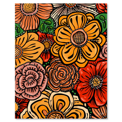 Art print on white with shadow