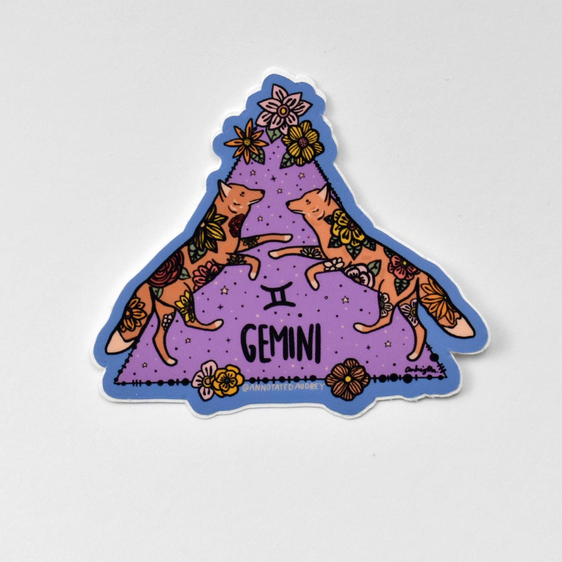 Sticker on white background