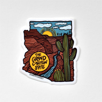 Sticker on white background