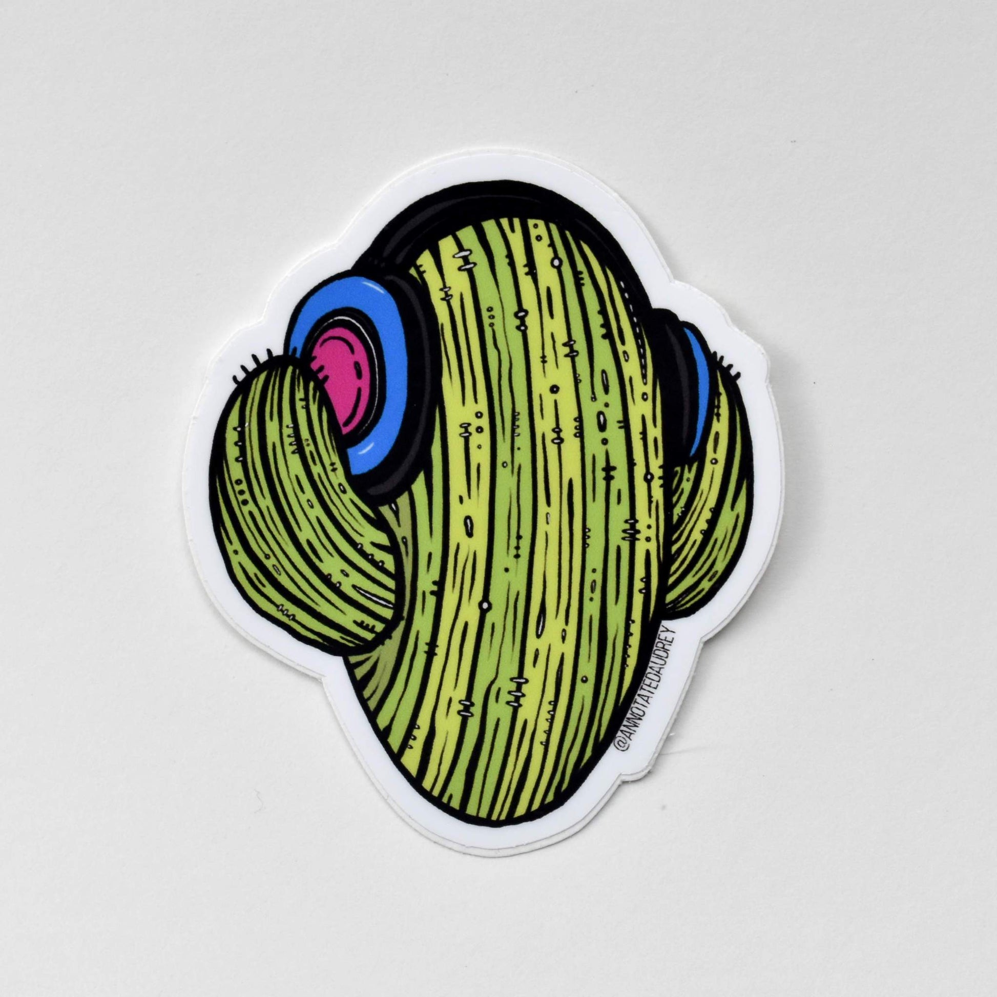 Sticker on white background