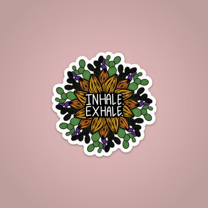 Sticker - Inhale. Exhale.