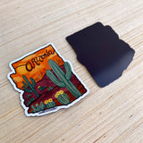 Flat Magnet - Orange Arizona