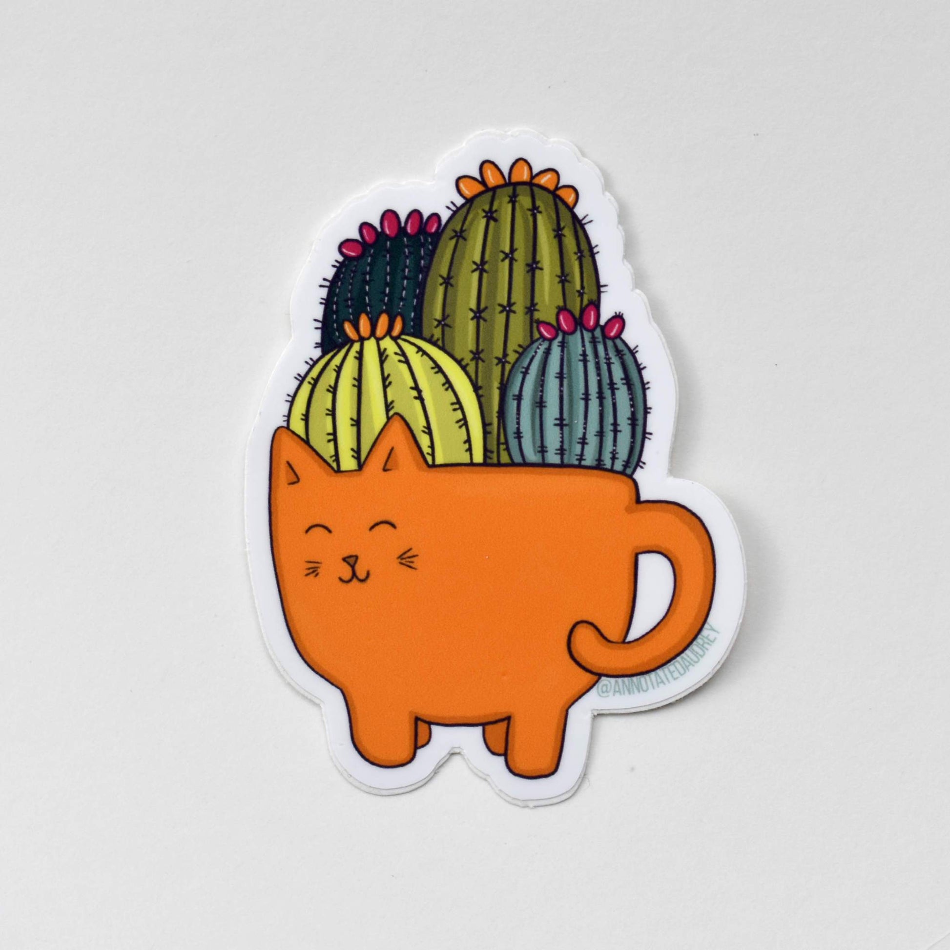 Sticker on white background