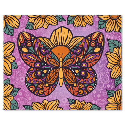 Art print on white with shadow