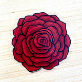 Clear Sticker - Red Rose