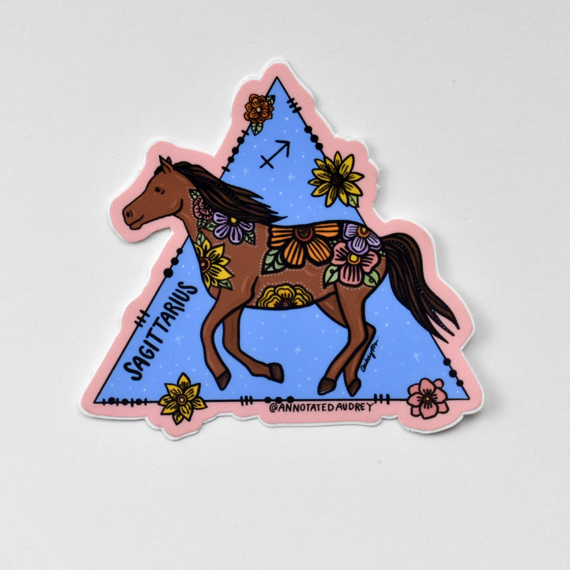 Sticker on white background