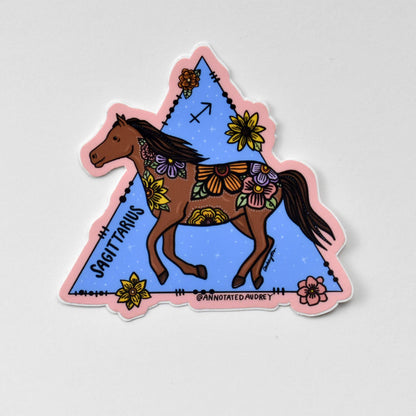 Sticker on white background