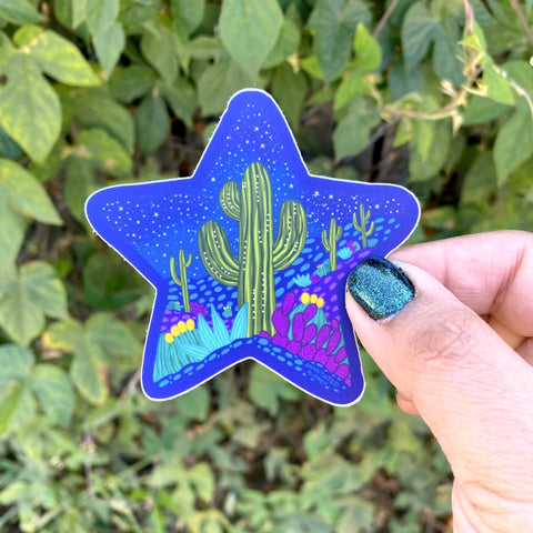 Sticker - Saguaro Star