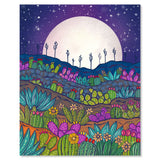 Art print on white with shadow