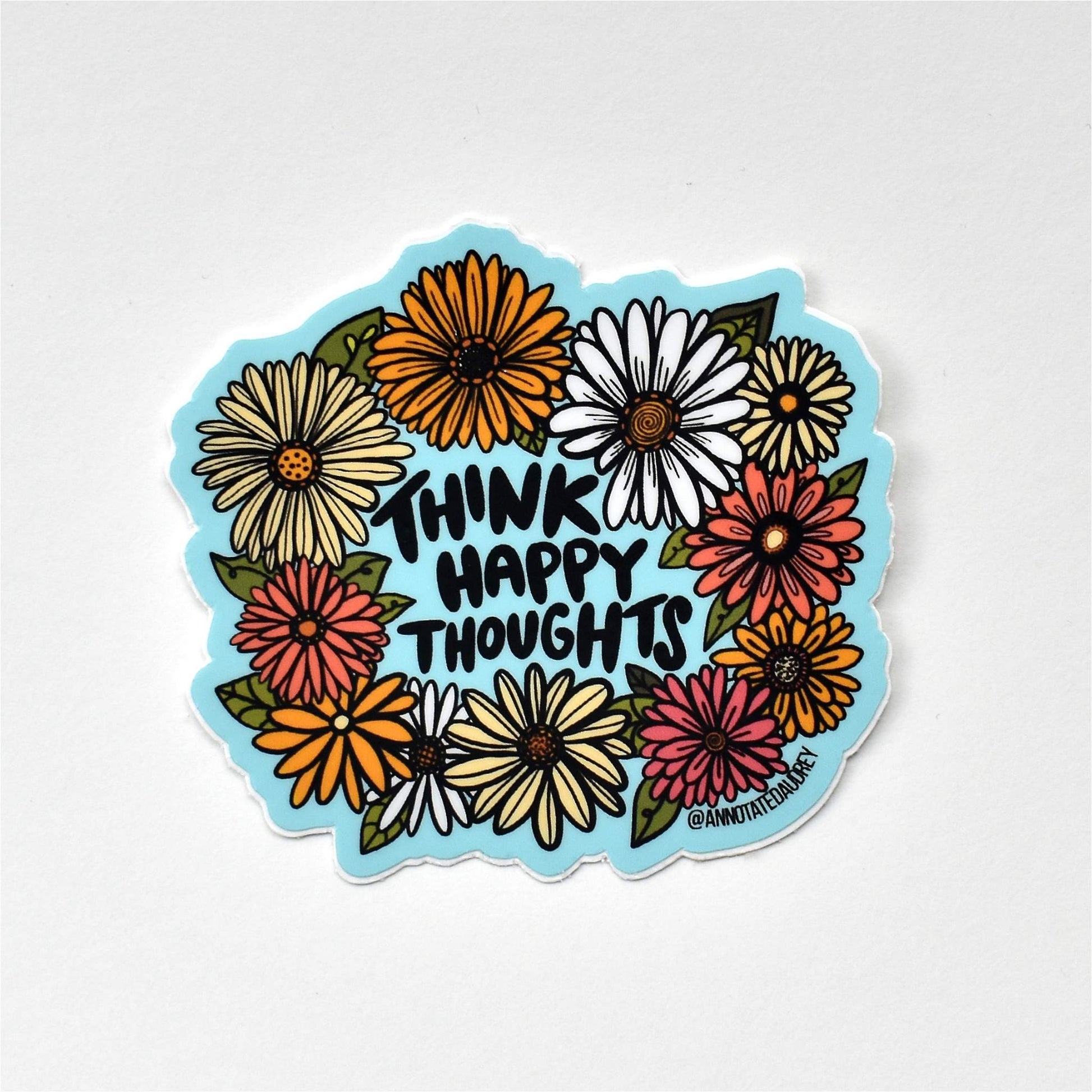 Sticker on white background