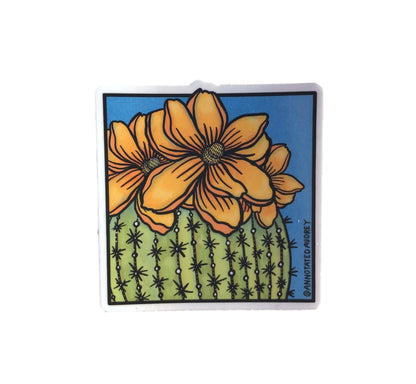 Sticker on white background