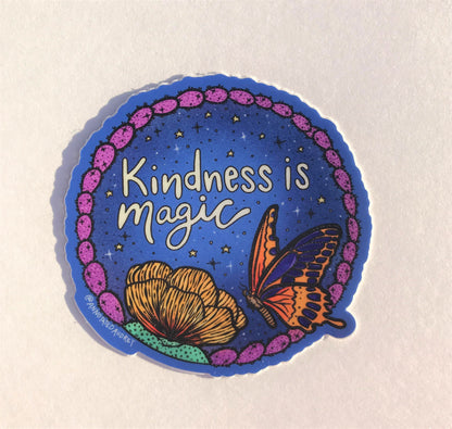 Sticker on white background