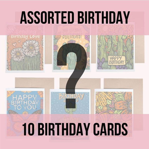 Random Card Pack - Birthday Cards