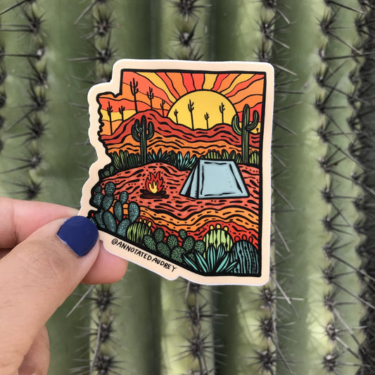 Holding sticker for scale
